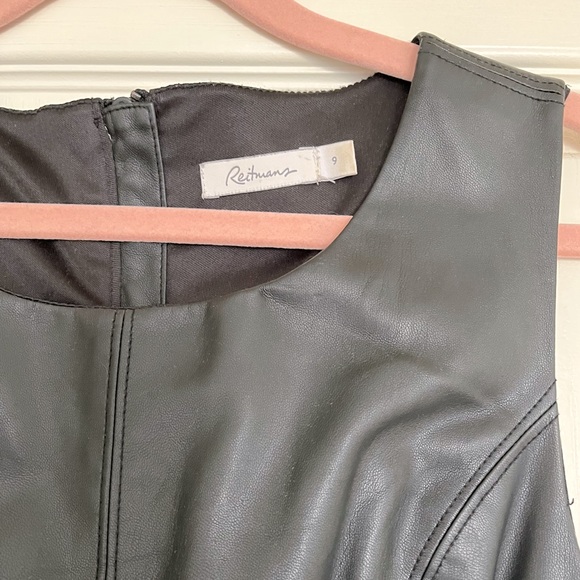Reitman’s faux leather and suede dress with exposed zipper - Picture 3 of 8